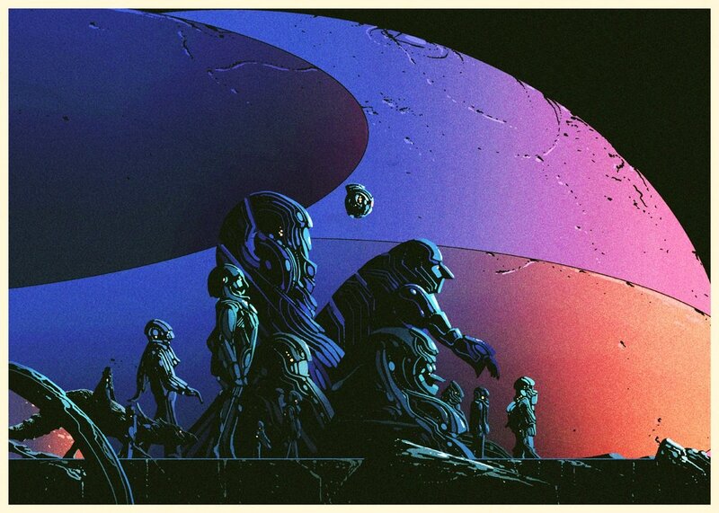 Aliens on Alien Planet — Blue