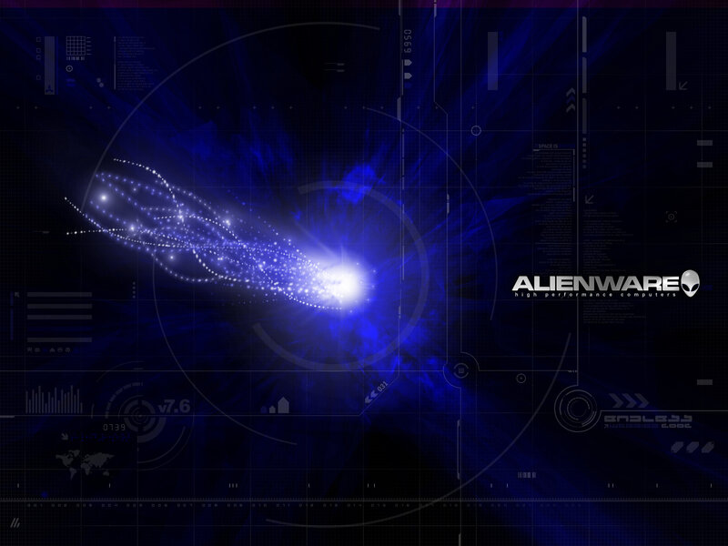 Alienware futuristic interface