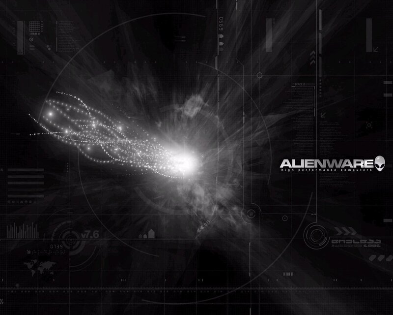 Alienware futuristic tech background