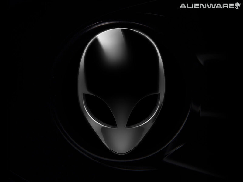 Alienware Logo — Black, Dark, 3d Render, Text