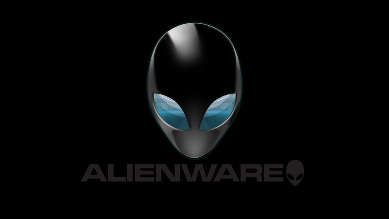 Alienware Logo — Black, Dark