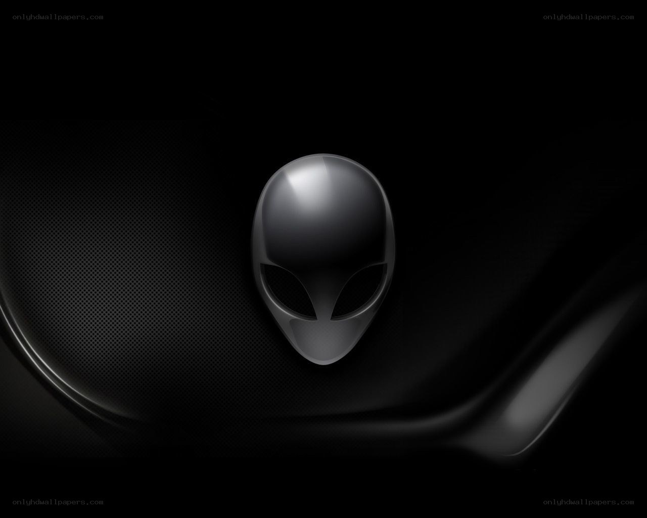 Alienware logo on dark background