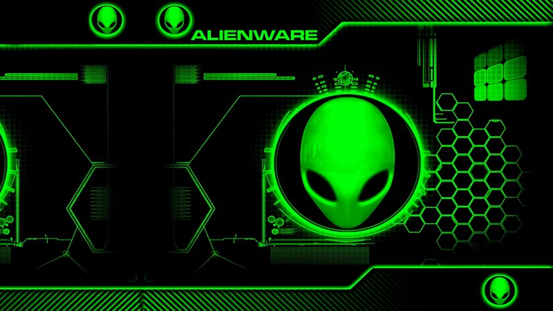 Alienware Logo on Screen