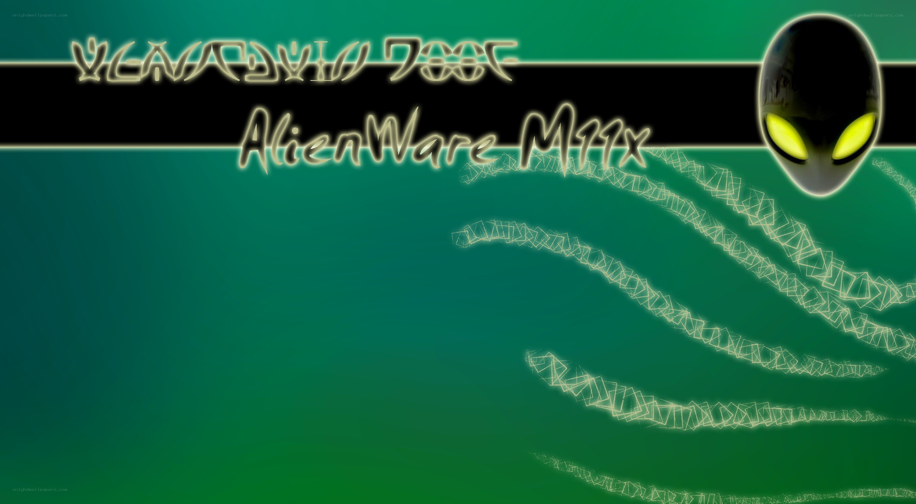AlienWare M11x promotional graphic