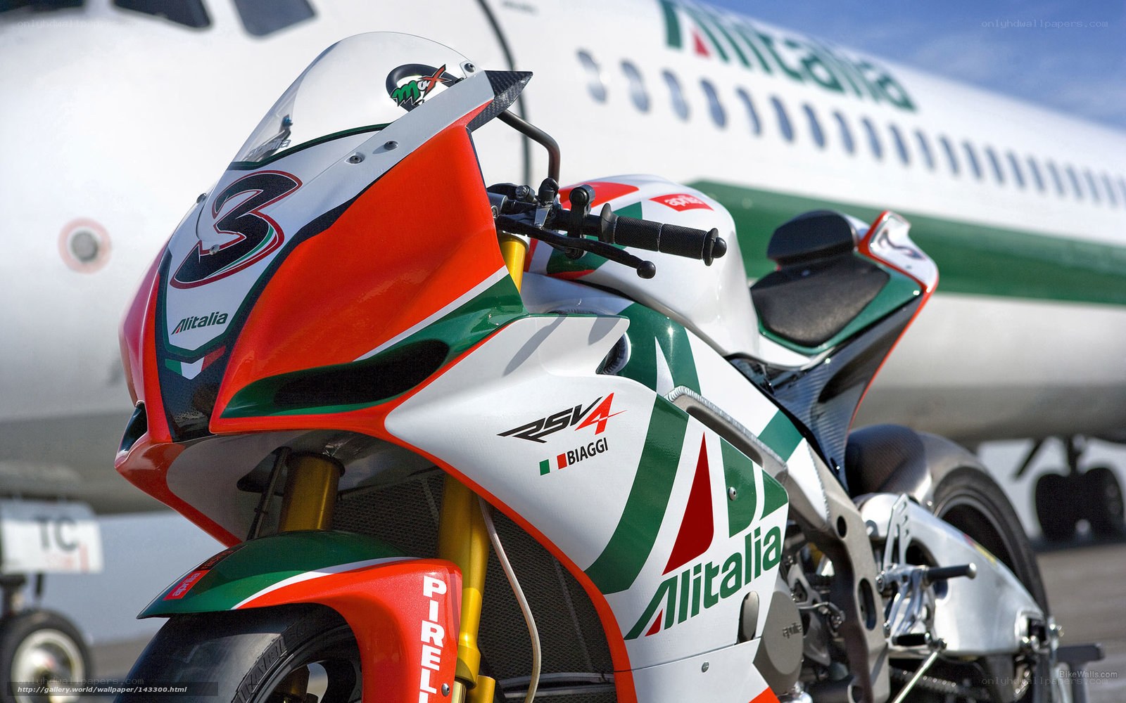 Alitalia racing motorcycle