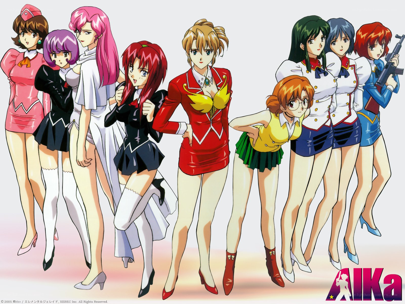 Alka anime character lineup