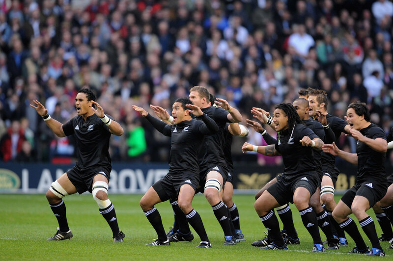 All Blacks haka before match