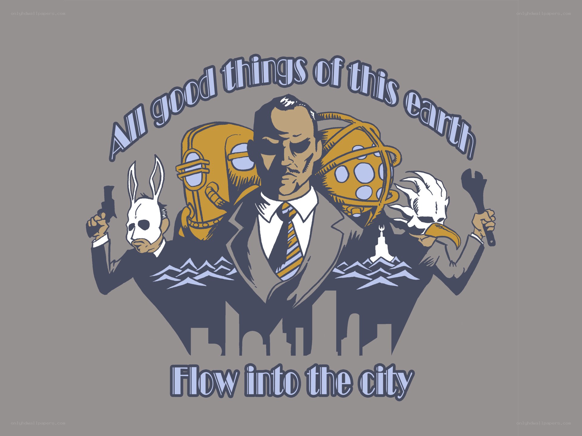 All good things flow into the city