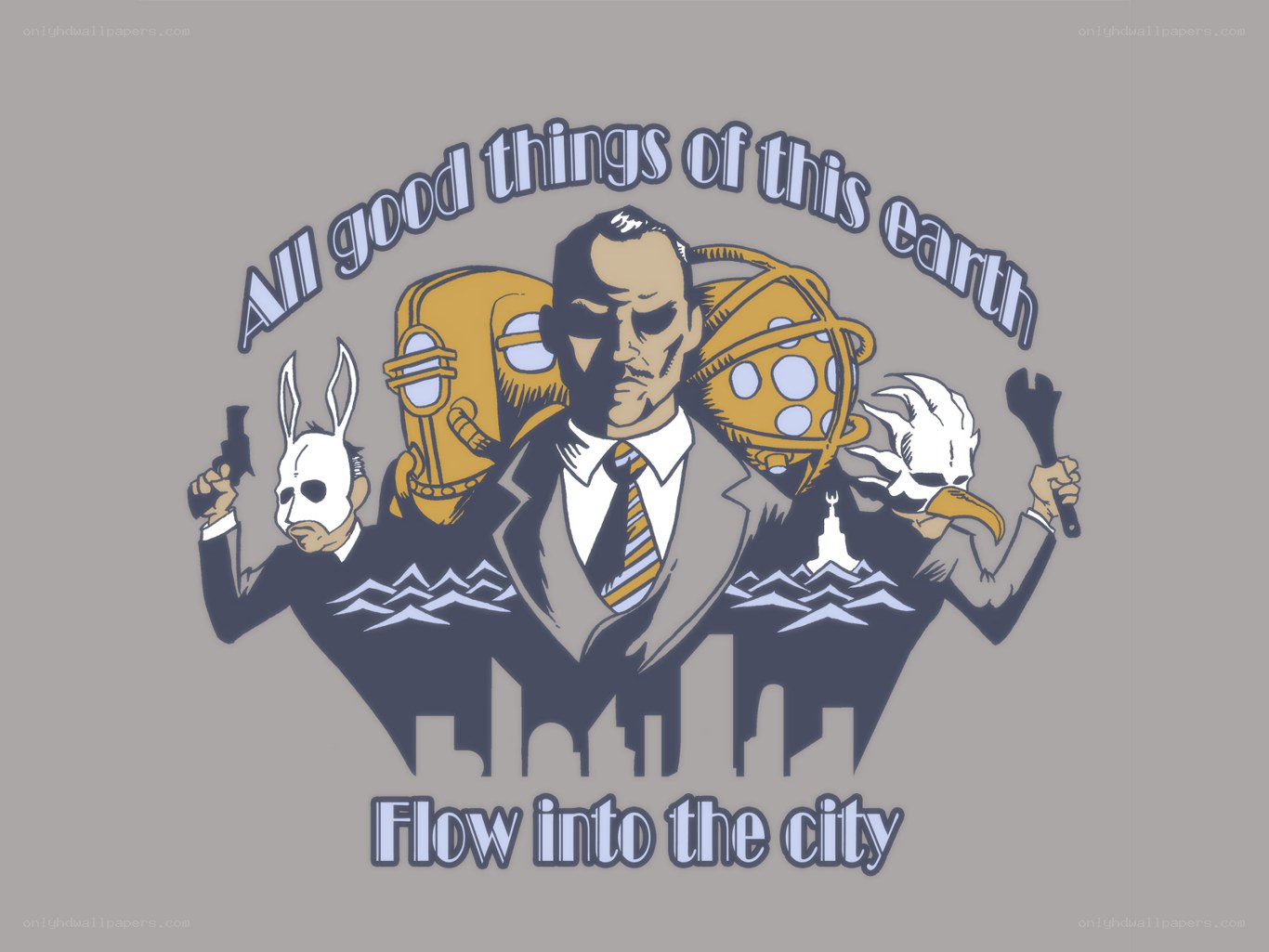 all good things flow into the city