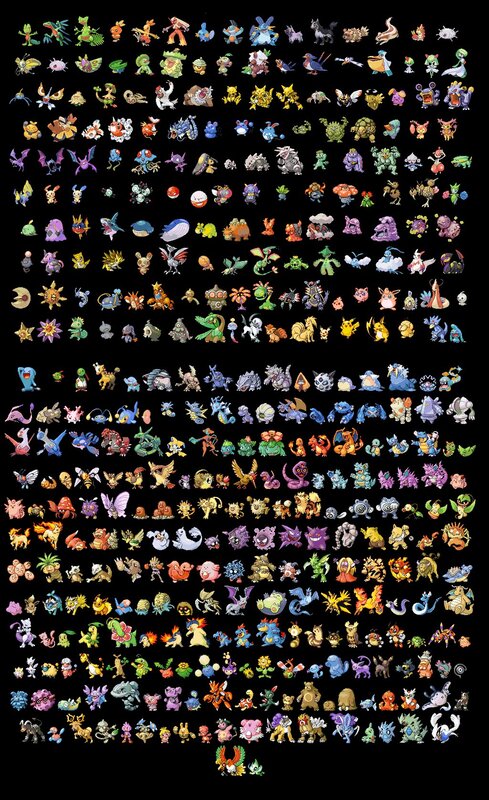 All Pokémon Characters — Black