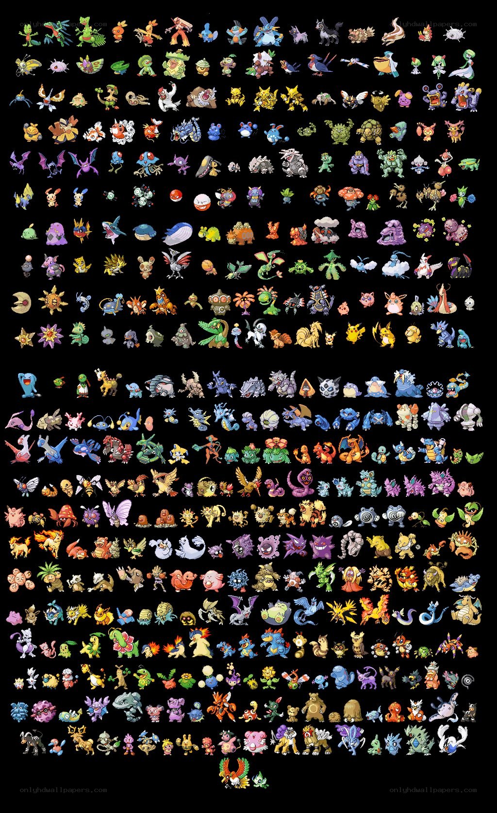 All Pokémon from Generation I