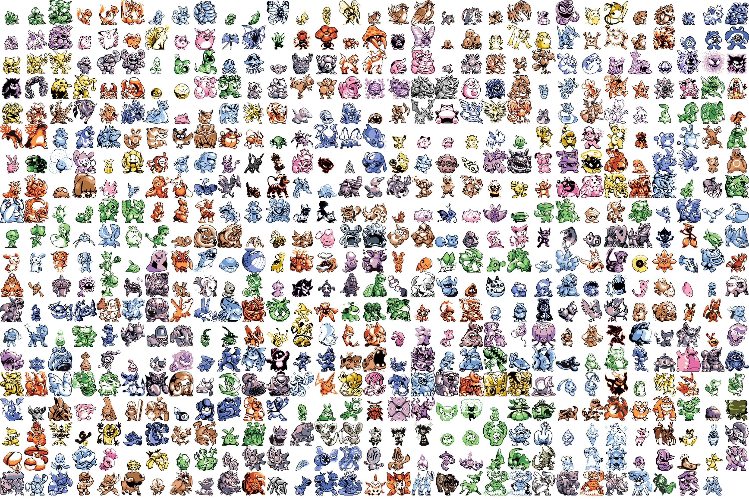 All Pokémon from Generation I