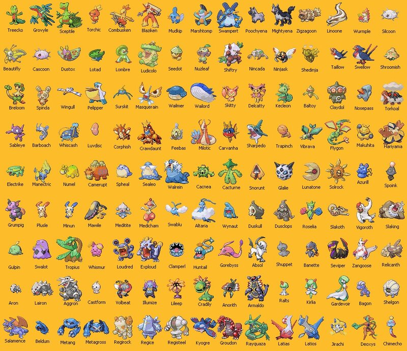 All Pokémon from Generation IV