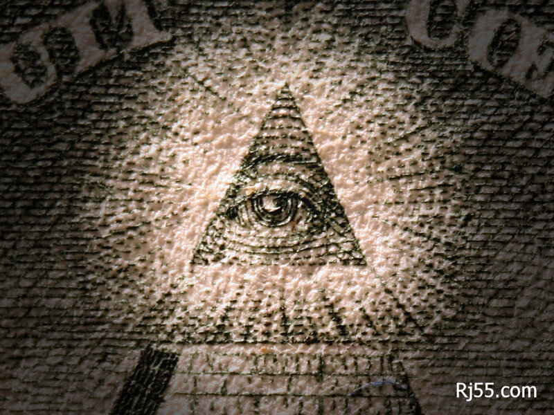 all-seeing eye on currency