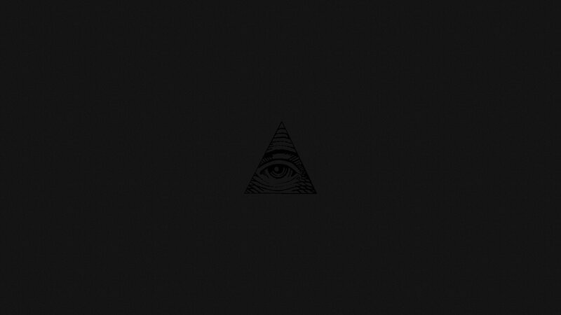 All-seeing Eye Symbol — Black, Mysterious