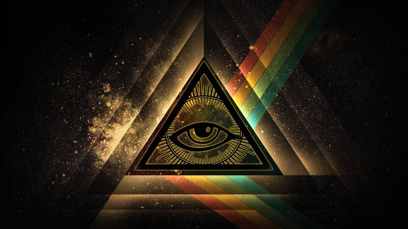 All-seeing Eye Symbol — Black