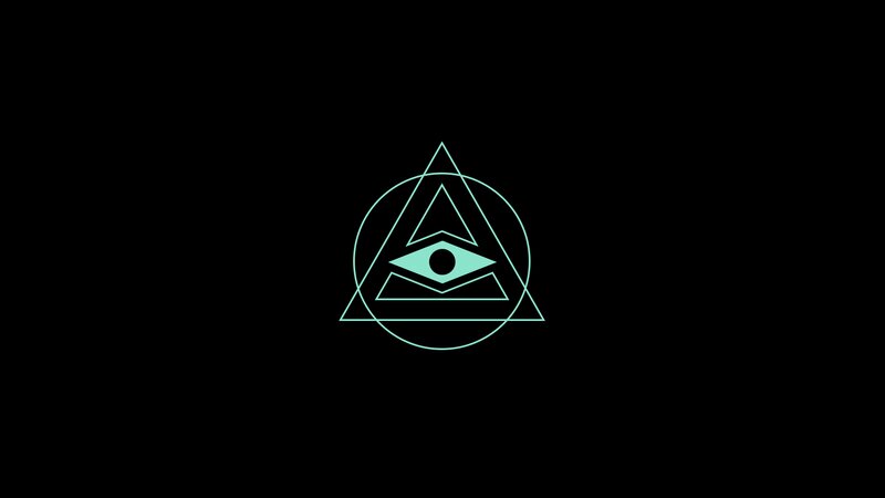All-seeing Eye Symbol — Teal