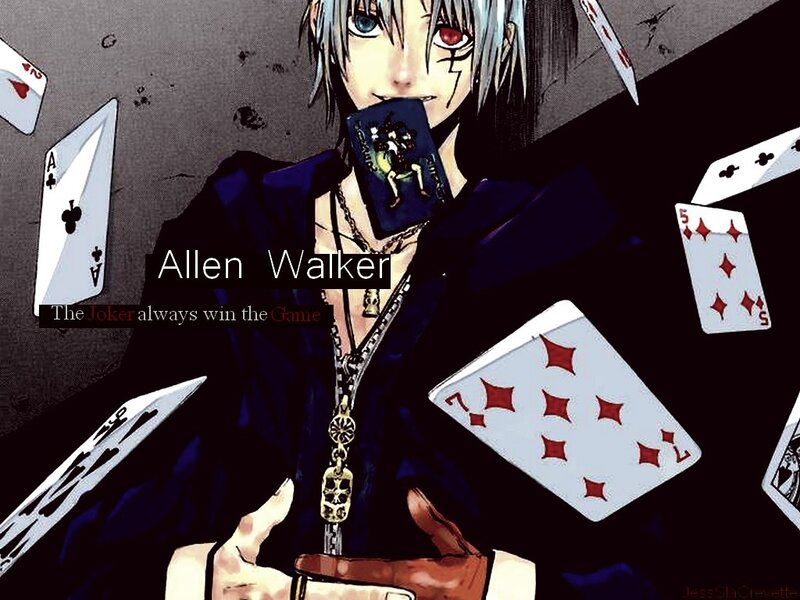 Allen Walker with cards