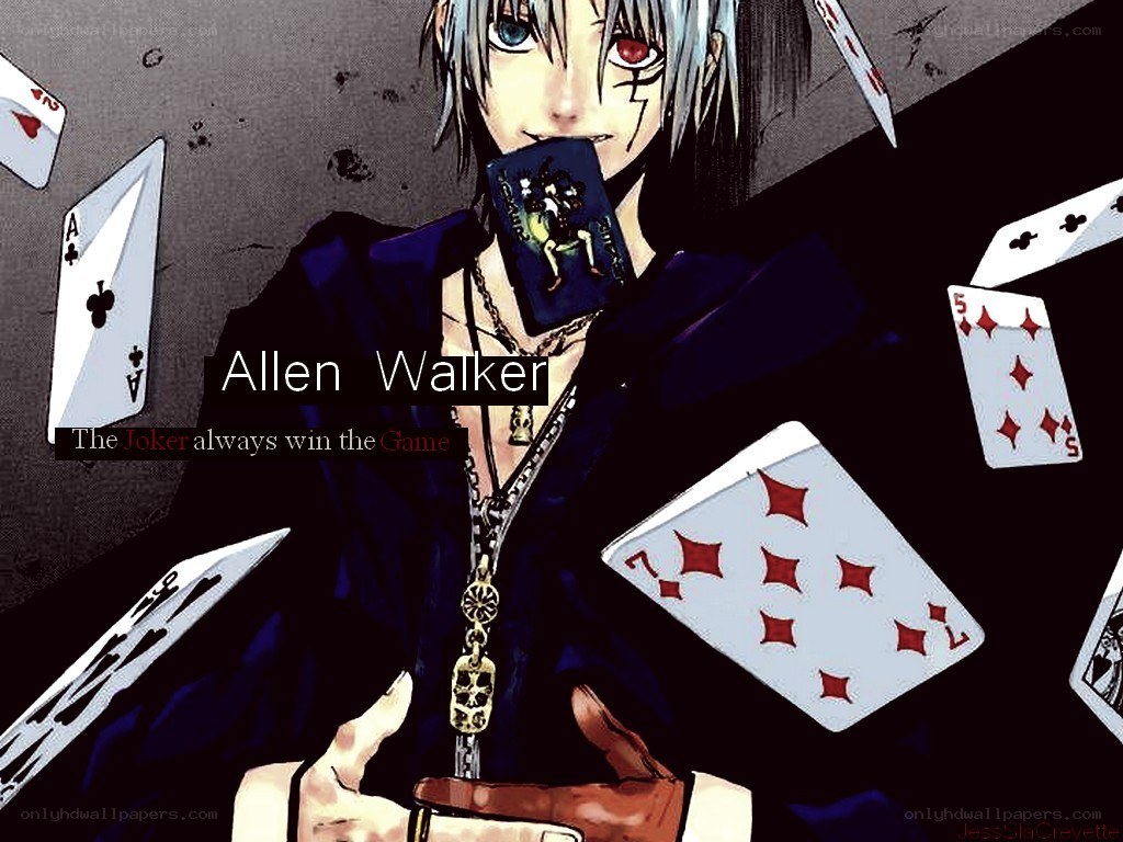 Allen Walker with cards