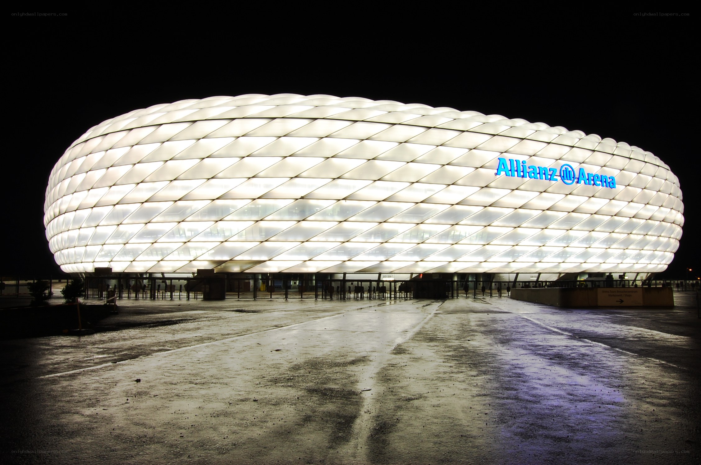 Allianz Arena at night