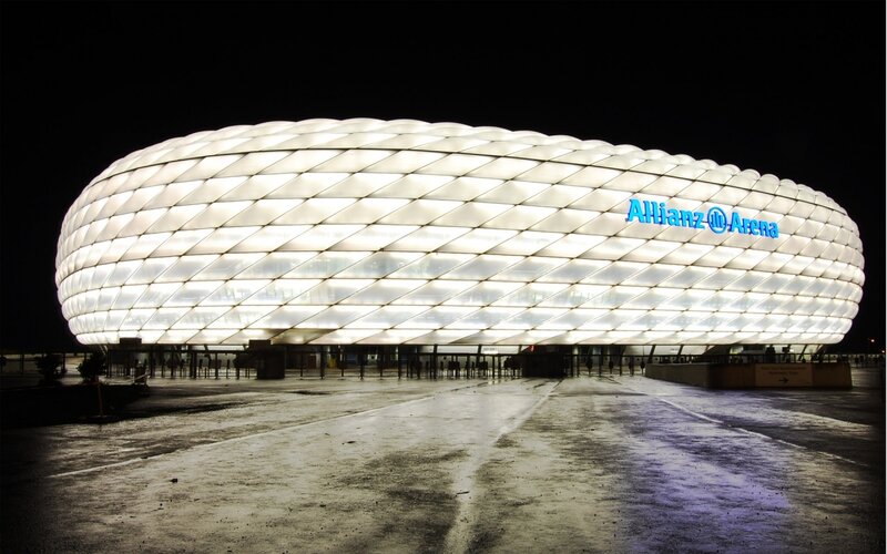 Allianz Arena at night