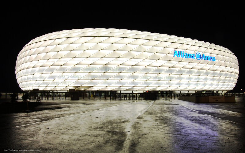 Allianz Arena at night