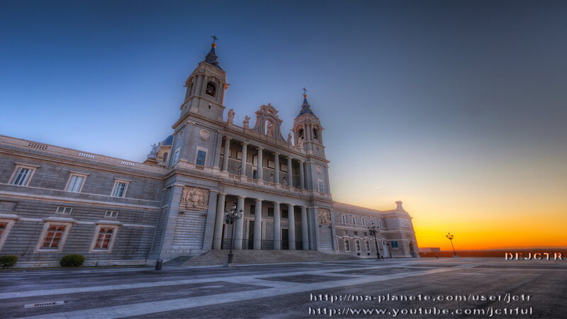 Almudena Cathedral — Blue