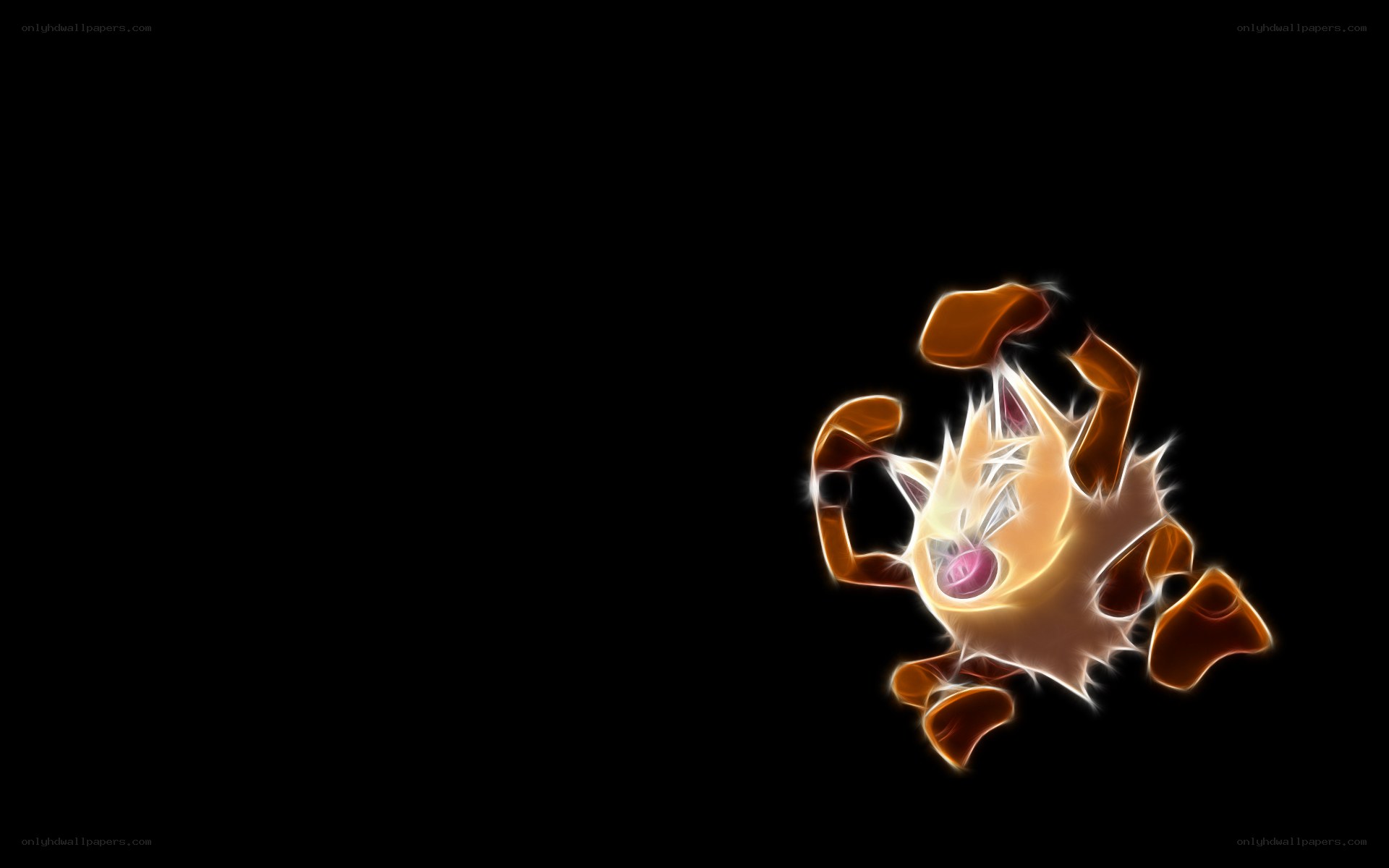 Alolan Meowth glowing effect