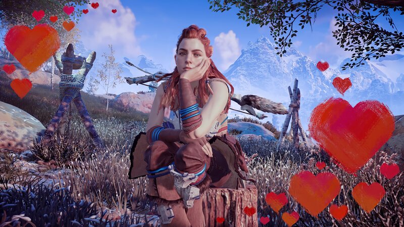 Aloy in a Field
