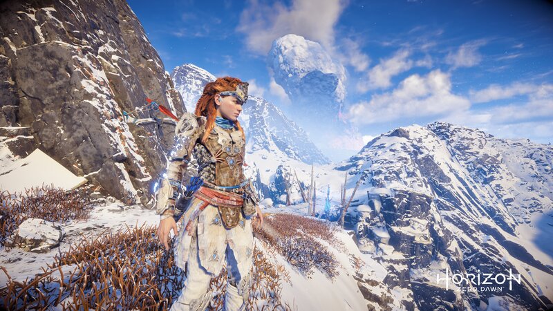 Aloy in Snowy Mountains