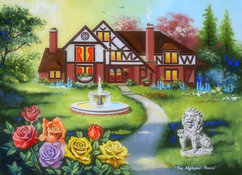 Alphabet House Painting