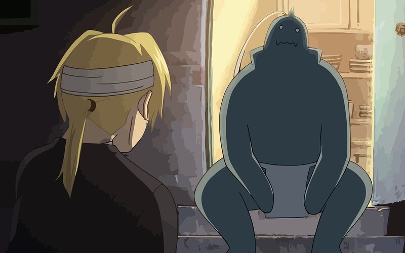 Alphonse and Edward Elric