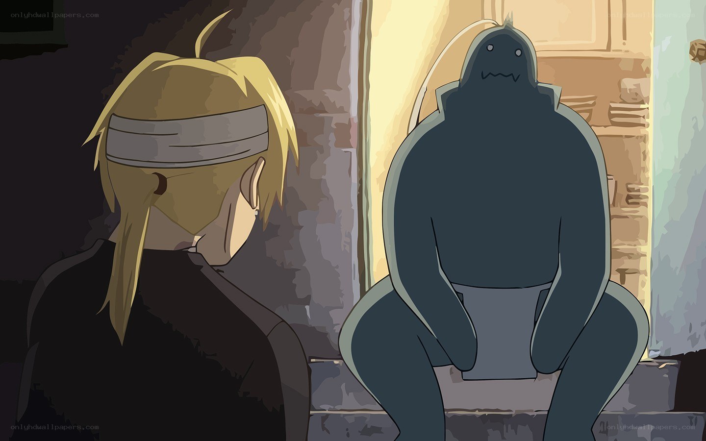 Alphonse and Edward Elric