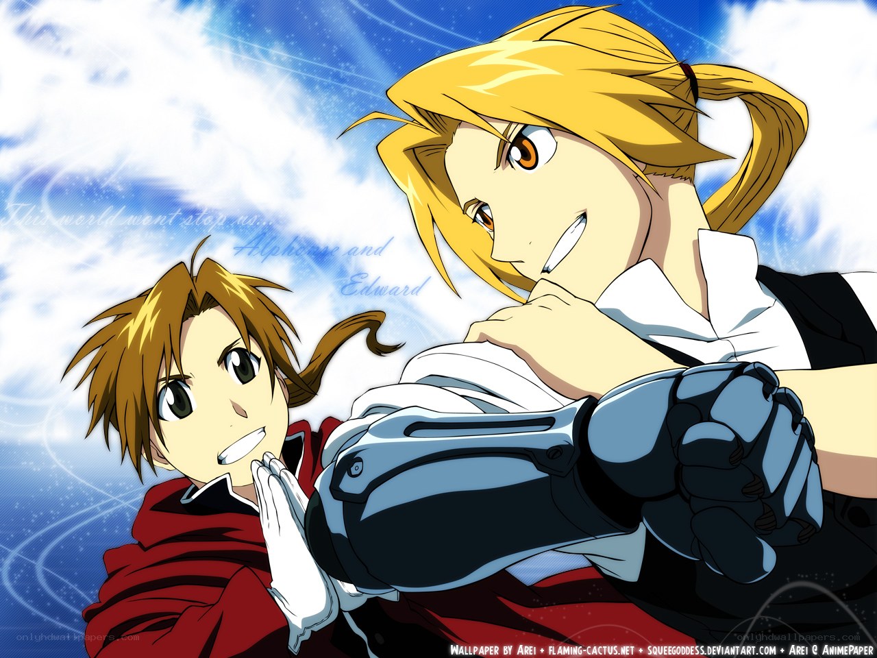 Alphonse and Edward in action