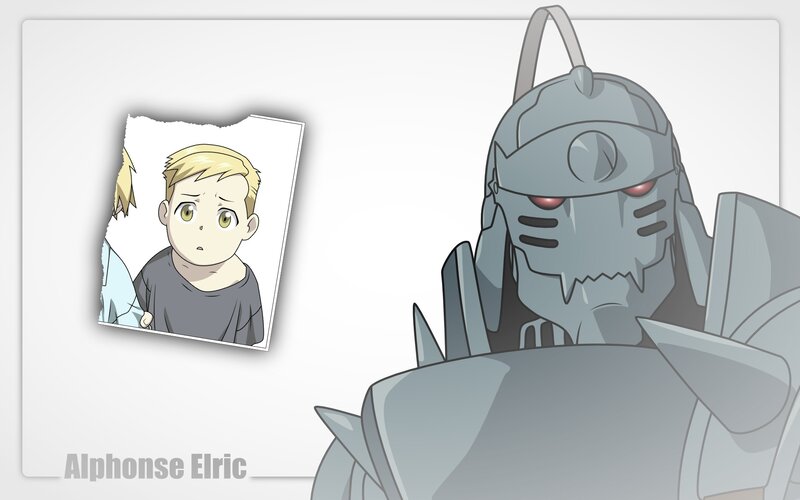 Alphonse Elric and his photo