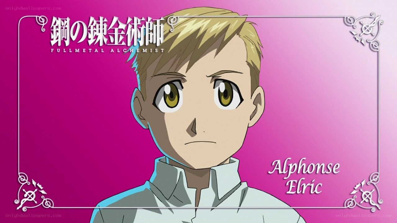 Alphonse Elric character art