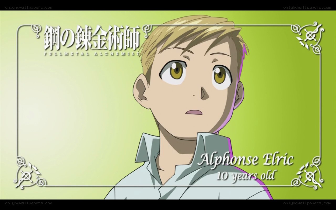 Alphonse Elric character intro