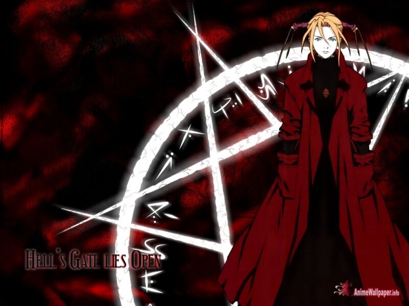 Alphonse Elric with magic circle