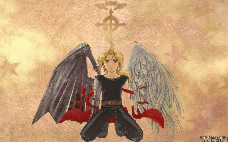 Alphonse Elric with wings