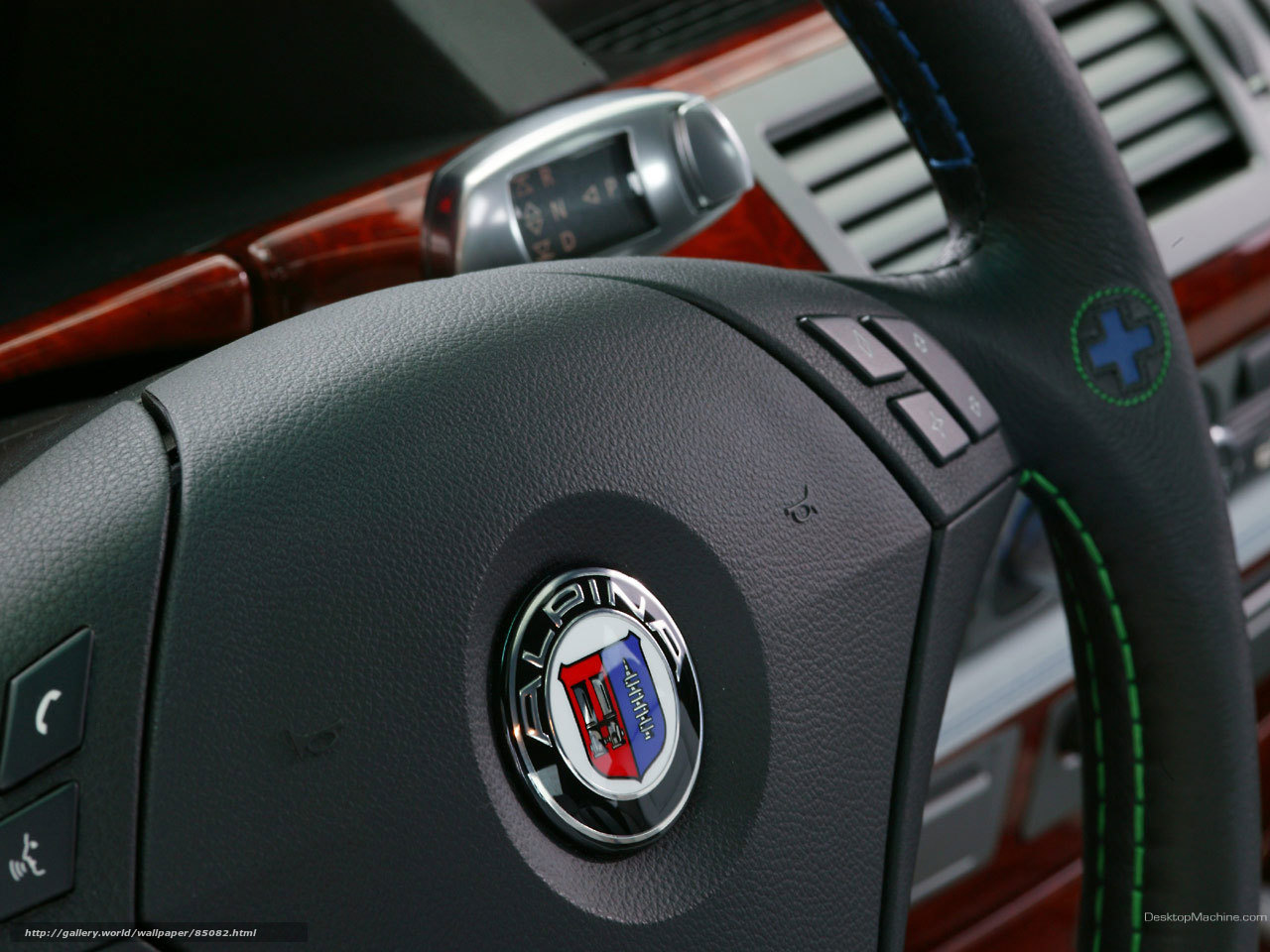 Alpina steering wheel interior