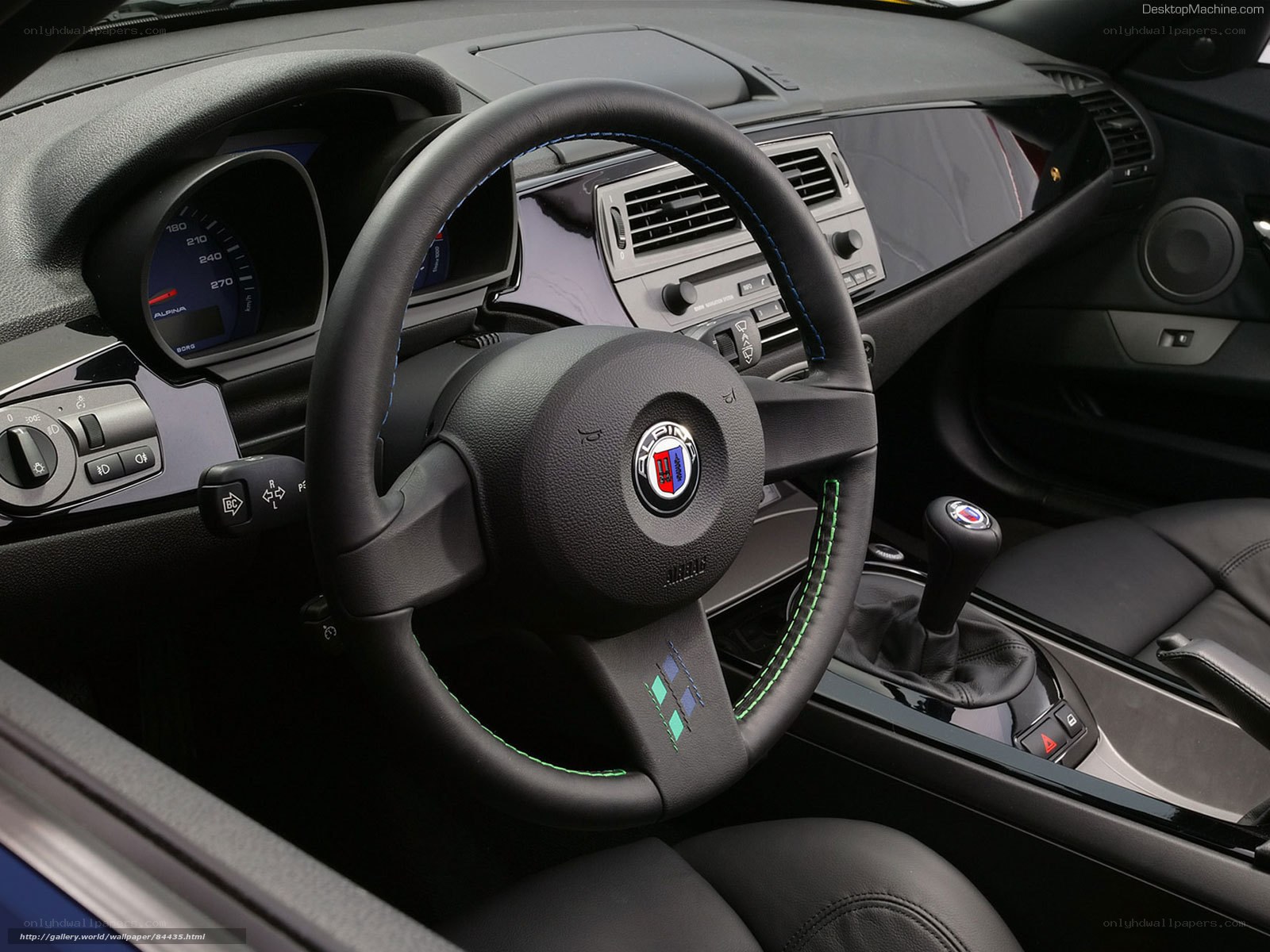 Alpina steering wheel interior