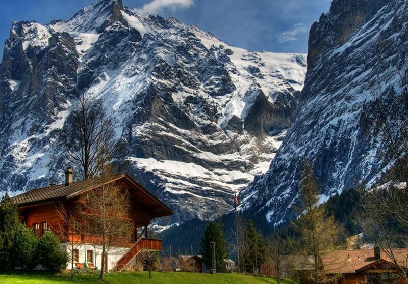 Alpine Chalet in Mountains