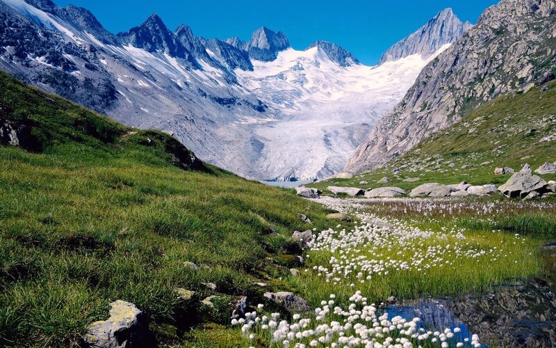 Alpine Glacier Landscape