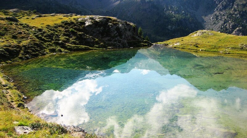 Alpine Lake Reflection