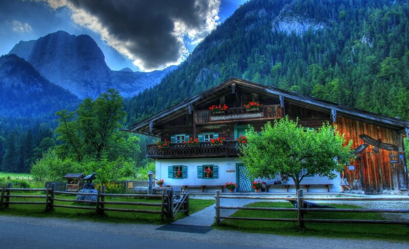 Alpine Lodge in Mountains