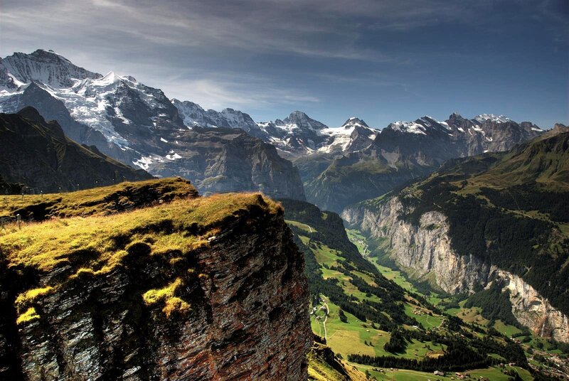 Alpine mountain landscape