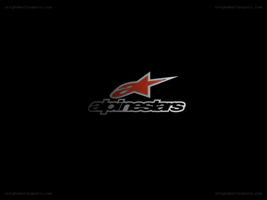 Alpinestars logo on black
