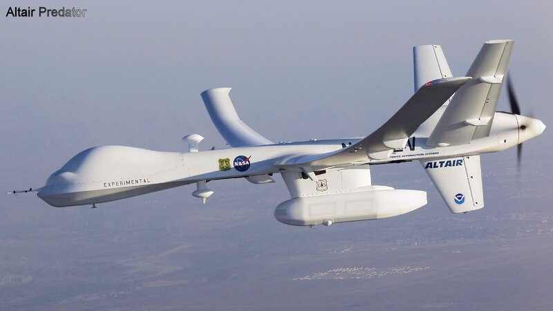 Altair Predator Drone — White