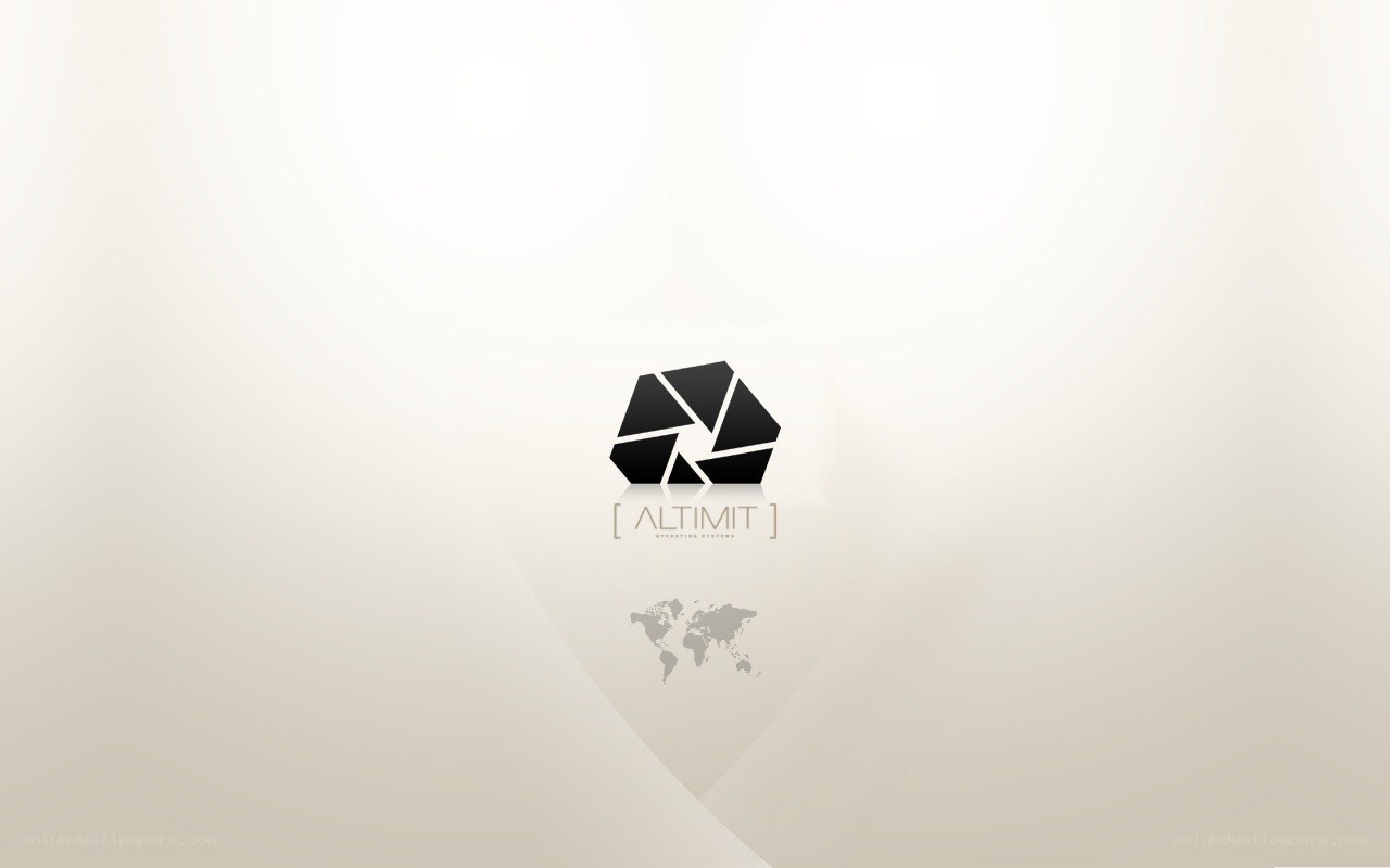 Altimit logo with world map