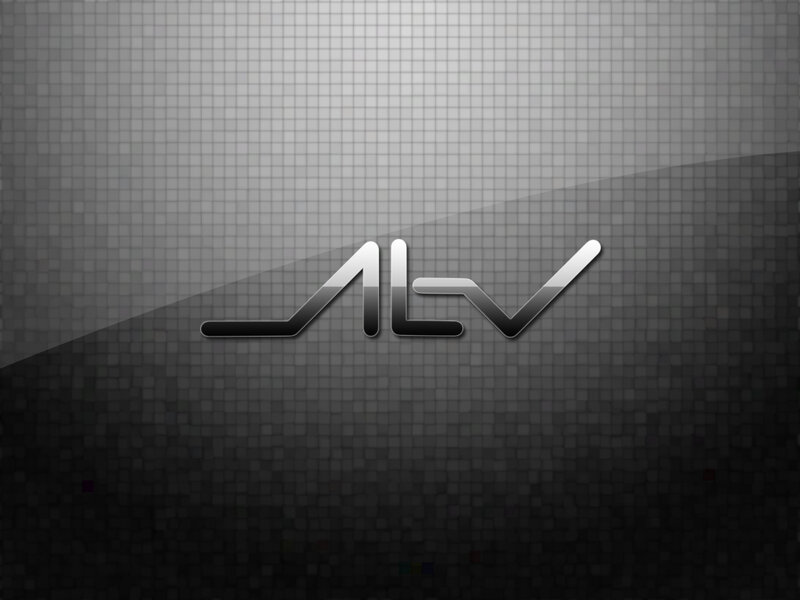 ALTV logo on tiled background